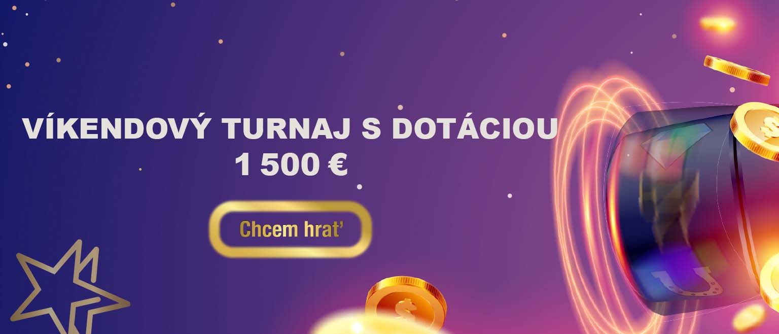 Víkendový turnaj o 1500 €